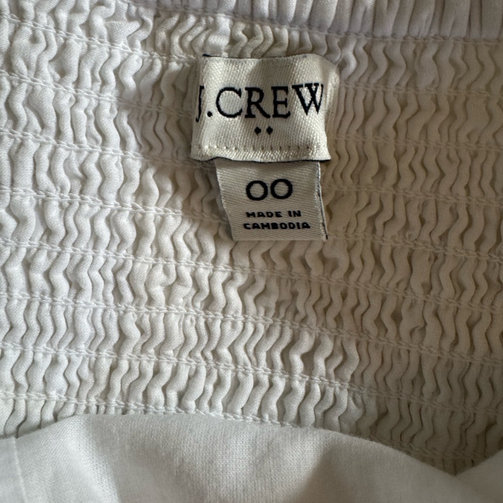 J. Crew White Spaghetti Strap Dress - Picture 3 of 3